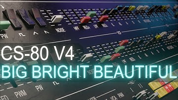 CS-80 V4 BIG BRIGHT BEAUTIFUL LEAD | Sound Design Tutorial