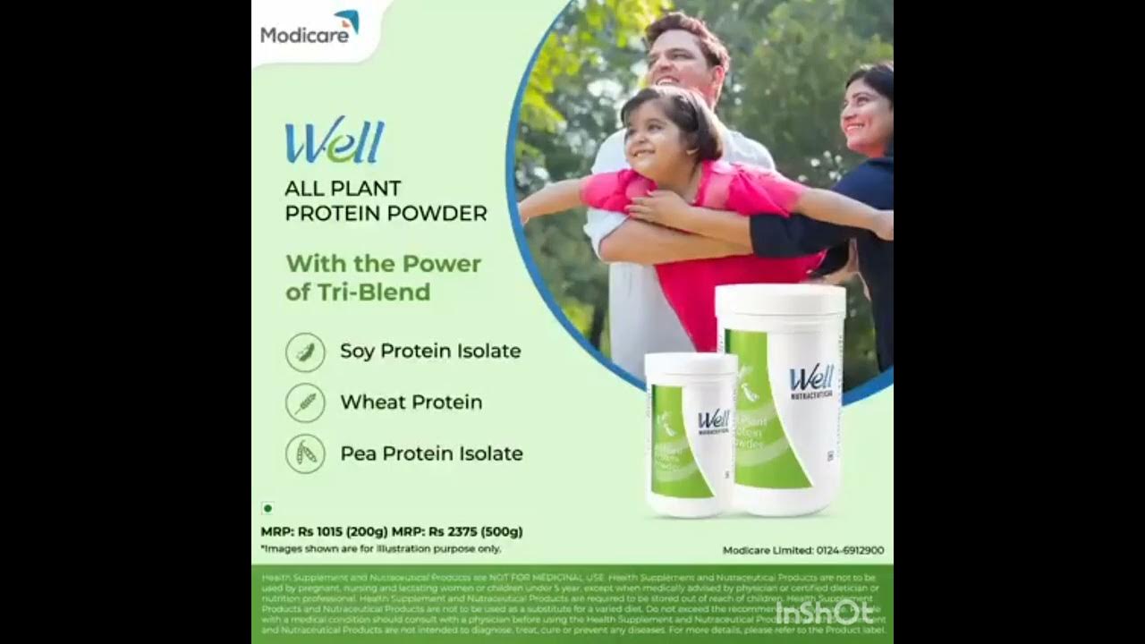 MODICARE. ALL PLANT PROTEIN. YouTube