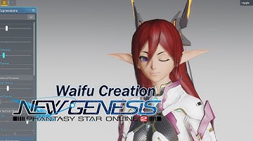 Recreating my waifu in PSO2 NGS Benchmark Tool