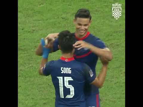 kartu merah dan goal singapura ke gawang Indonesia semifinal leg ke-2