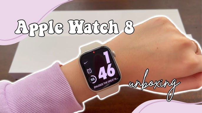 RÉPLICA APPLE WATCH SERIES 8 41MM COM LOGO DA MAÇÃ VERSÃO APP XRUNNING -  UNBOXING REVIEW ✓ 