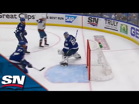 Nathan MacKinnon Sets Up Artturi Lehkonen to Give Avalanche the Lead in Game 6