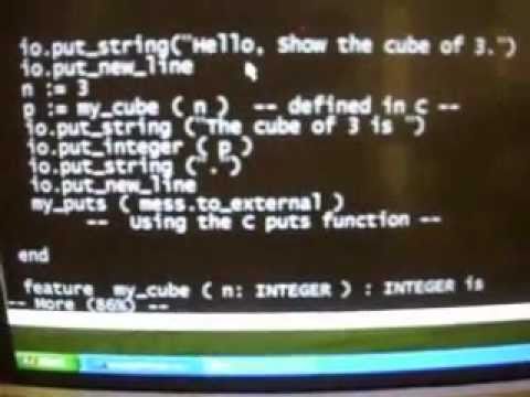 Eiffel Program calling C