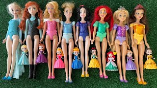 ASMR  Unboxing Mattel Disney Princess Spin & Reveal Surprise Dolls! Satisfying video  Review Toys