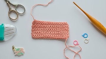 How To Crochet For Absolute Beginners Part 2 - Single Crochet  | Easy Tutorial by Crochet and Tea