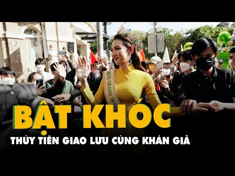 Video Thùy Tiên bật khóc, giao lưu cùng khán giả trong sự... - youtube