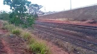 Trem saindo do pátio coruripe 