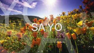 SA'YO with lyrics.wmv chords