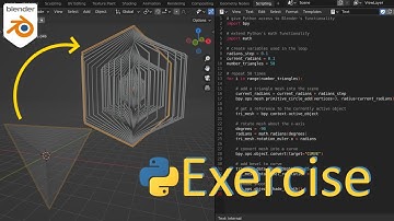 Beginner Blender Python Exercise: Repeating code with for loops