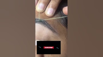 😱eyebrow threading tutorial #eyebrowthreading #trending #shorts #viralvideo 🤗👌🏻👍🏻