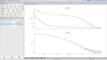 BioXTAS RAW - Setting a molecular weight standard