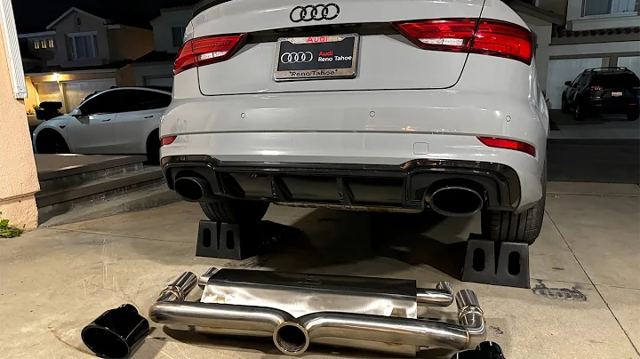 AUDI RS3 INTEGRATED ENGINEERING CATBACK EXHAUST