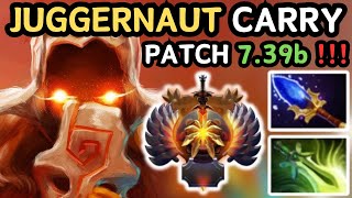 🔥 NEW PATCH 7.39b - IMMORTAL JUGGERNAUT Hard Carry Gameplay 🔥 0 DEAD Juggernaut - Dota 2
