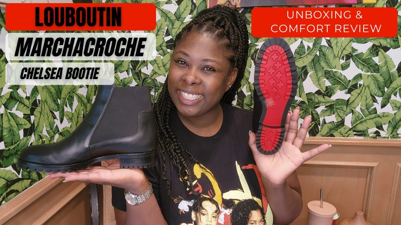 Christian Louboutin Men's Melon Spiked Chelsea Leather Boots: Unboxing &  try-on 