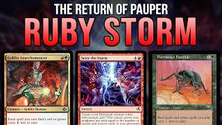 🔥PAUPER RUBY STORM RETURNS🔥 Goblin Anarchomancer + Thornscape Familiar | MTG Magic: The Gathering