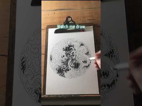 Watch Me Draw A Dark Demon Design (Stream Replay)