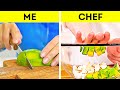 Simple Ways to Slice Fruits And Veggies || Kitchen Tricks From Professional Chef!