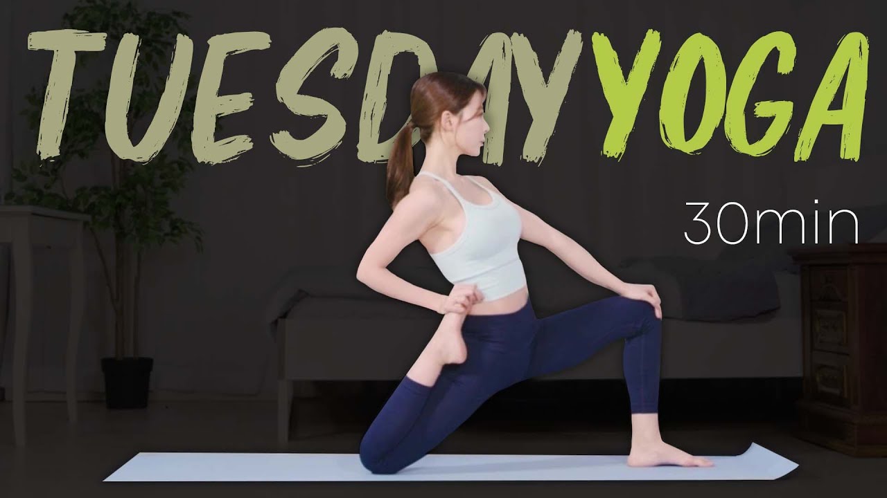 [황아영 요가] 집에서 따라하는 중급자 요가루틴🍃 EP2 화요일ㅣTuesday Yoga Routine for intermediate