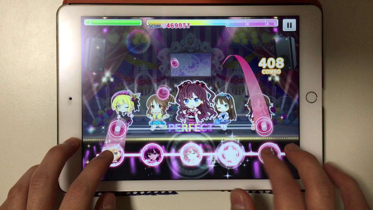 デレステap 秘密のトワレ Master All Perfect フルコンボ 手元 Youtube