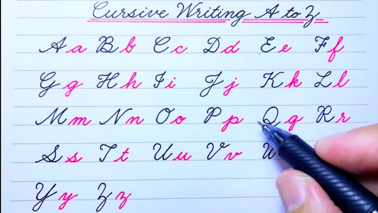 Cursive 2025 Best Cursive Handwriting Ever Cursive Writing A To Z Maxresdefault