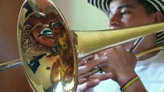 Video thumbnail of "19 de Noviembre Carlos Vives ( solo en Trombón)"