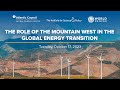 The Role of the Mountain West in the Energy Transition
