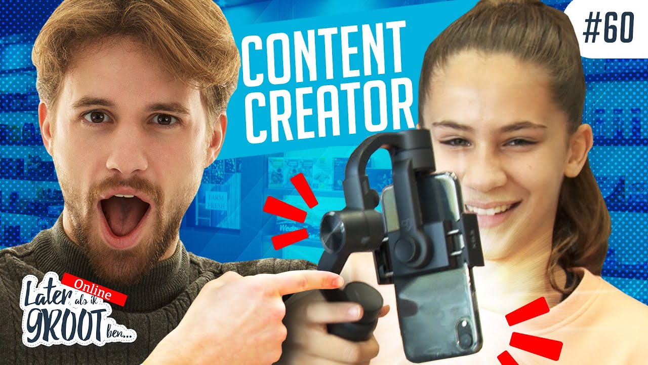 Sterre (12) wil CONTENT CREATOR worden