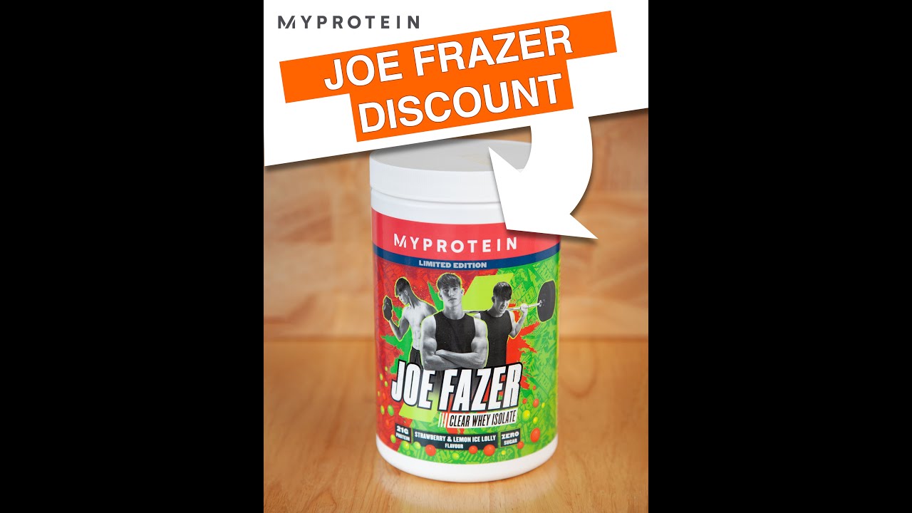 Joe Fazer Clear Whey Isolate Discount Code MyProtein