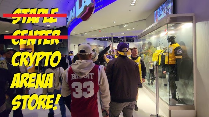 Checkin' Out Team LA Store @ The Staple Center & Lakers Game Yo