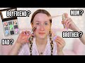 My ENTIRE FAMILY Buy My Full Face Of Makeup… *who bought the best products?*