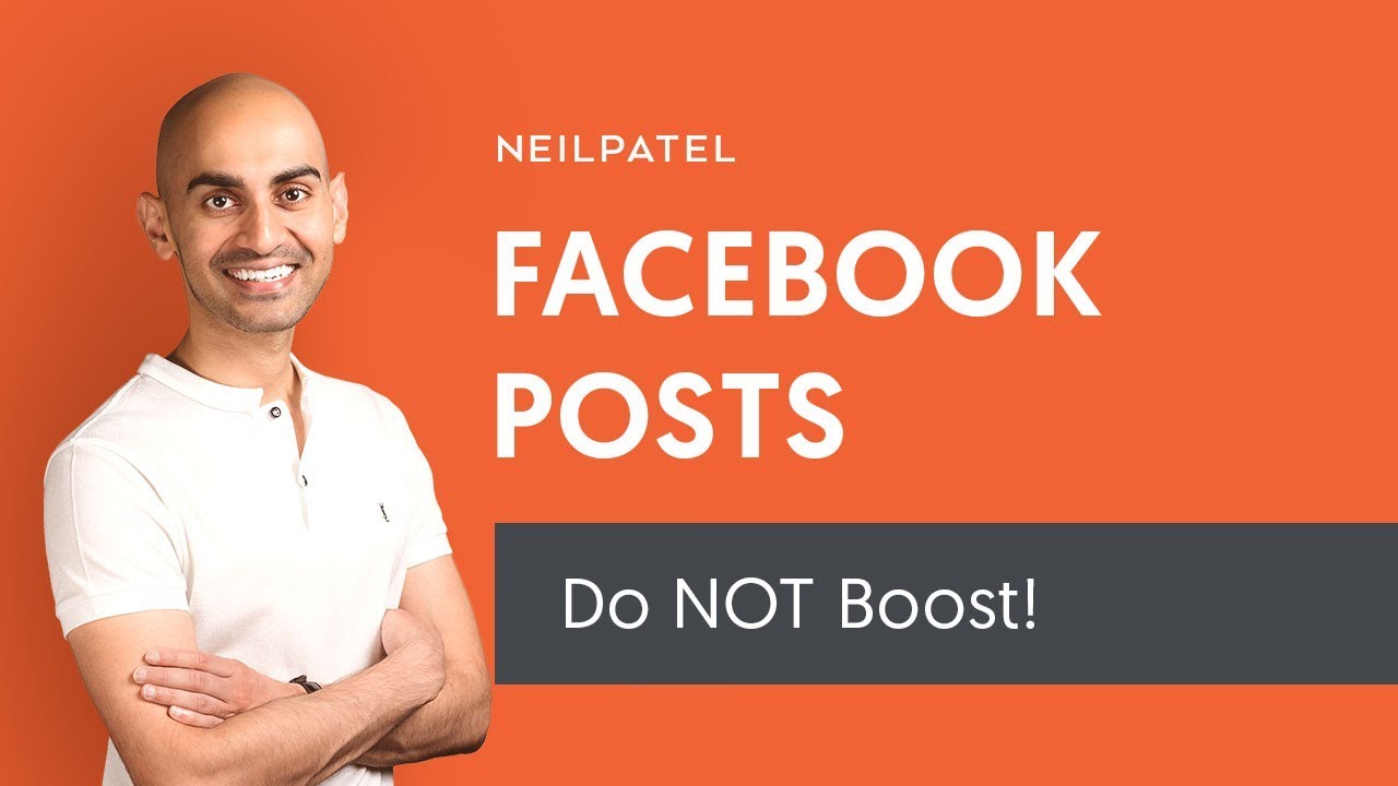 Why You Shouldn't Boost Your Facebook Posts