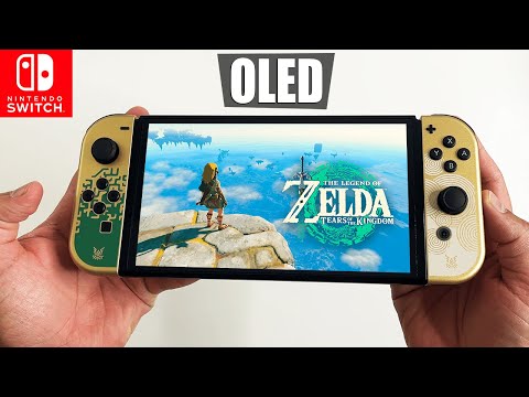 Zelda TOTK on OLED Nintendo Switch looks Amazing!