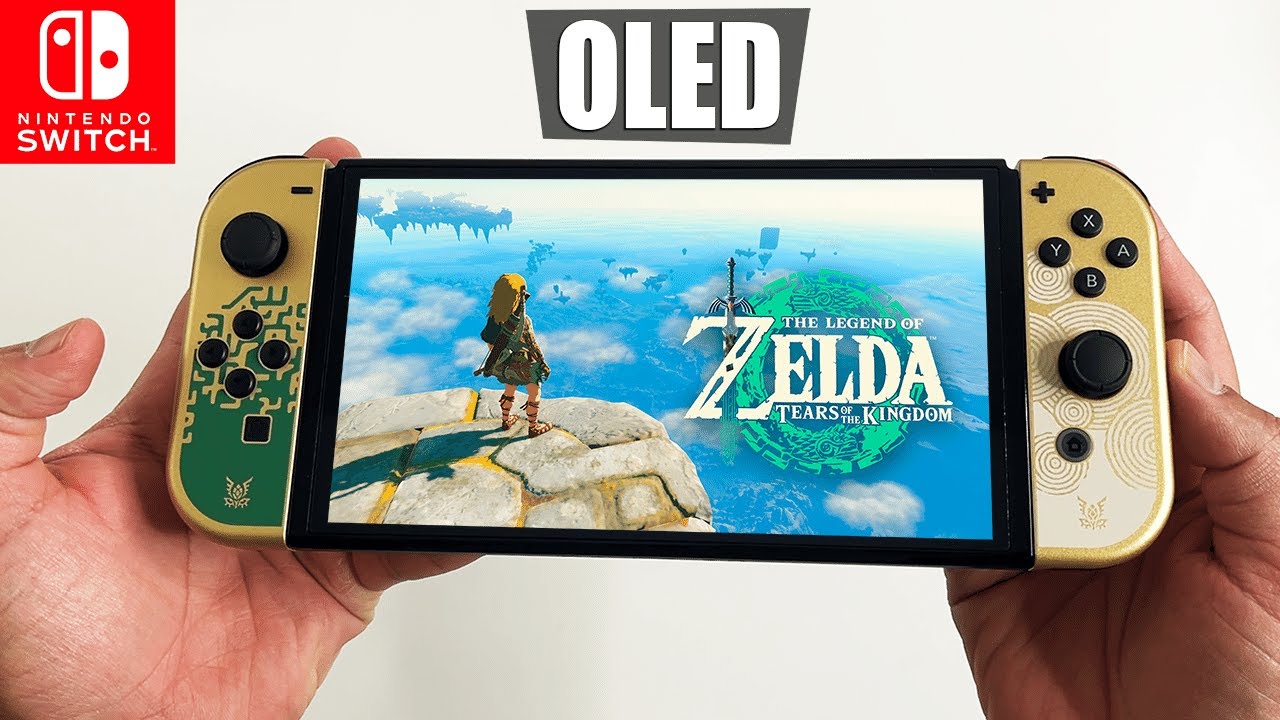 Zelda TOTK on OLED Nintendo Switch looks Amazing! - YouTube