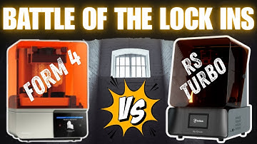 Formlabs Form 4 Vs HeyGears RS Turbo 3D Printer Comparison