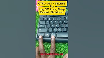 Shortcut For Lock Sleep Mode Restart// Computer Shortcuts//Window Tricks//@BKCOMPUTERLAB