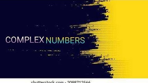 inter maths-2A # complex numbers