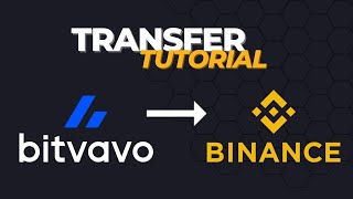 Hoe transfer je crypto van Bitvavo naar Binance? (2023)