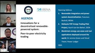 Innovations for a decentralised, renewable powered system: Peer to peer electricity trading