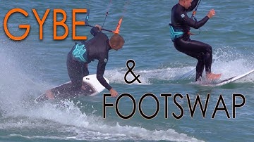 Gybe & Footswap Tutorials (Strapless & Directional Kitesurf Series)