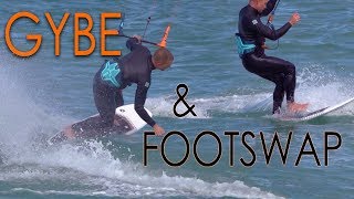 Gybe & Footswap Tutorials  (Strapless & Directional Kitesurf Series)