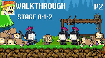 Dan The Man Gameplay Walkthrough Part 2 | Stage 8-1-2 with all secret areas