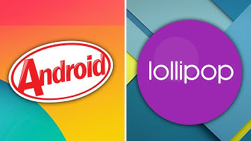 Android 4.4 (KitKat) vs 5 (Lollipop) Icons!