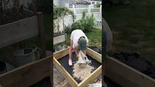 I figured out the easiest way to make a sandbox. Save this video and try this! #sandbox #sandboxdiy