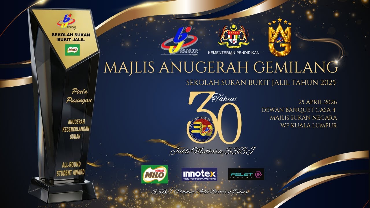 MAJLIS ANUGERAH GEMILANG SSBJ 2025 | 25 ARRIL 2026 - YouTube
