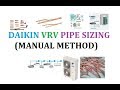 DAIKIN VRV PIPE SIZING II VRF II DAIKIN