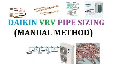 DAIKIN VRV PIPE SIZING II VRF II DAIKIN