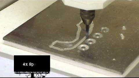 Aluminum Milling test on MyDIYCNC Desktop CNC Machine