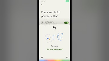 Pixel: Assign Assistant to power button