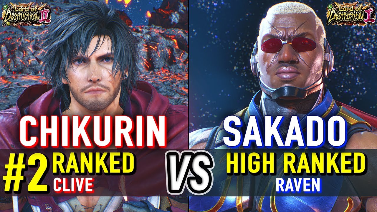 T8 🔥 CHIKURIN (#2 Ranked Clive) vs SAKADO (Raven) 🔥 Tekken 8 High Level Gameplay