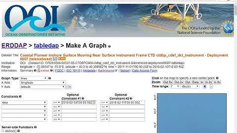 ERDDAP OOI Demo